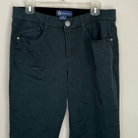 Never Worn Teal Democracy "Ab"solution Mid-Rise Bootcut Pants Size 10 - Picture 9 of 12